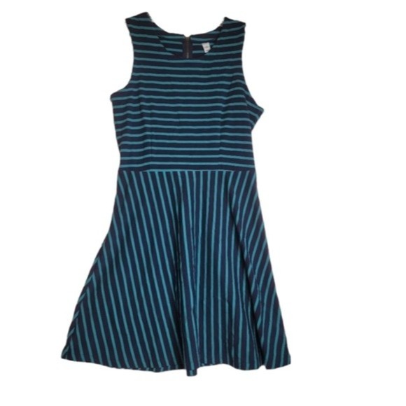 Old Navy Dresses & Skirts - 5x25🎁𝅺old Navy Striped Ponte knit Dress Casual Women's sz Large NWT